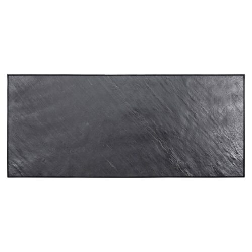 Eettafel Bourbon 230 x 100 cm steenfineer - Zwart - Afbeelding 3
