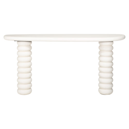 Organische Sidetable Bloomstone 170 x 40 cm - Wit - Afbeelding 4