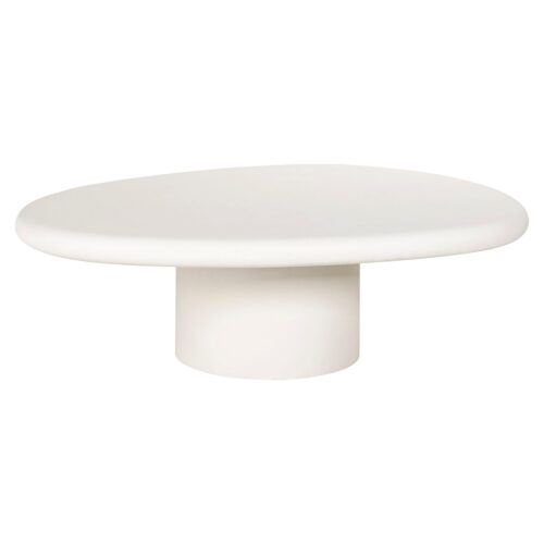 Organische Salontafel Bloomstone 110 x 90 cm - Wit