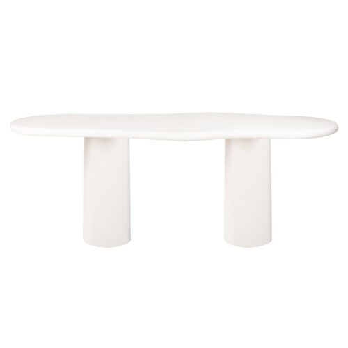 Organische Eettafel Bloomstone 260 x 120 cm - Wit - Afbeelding 3