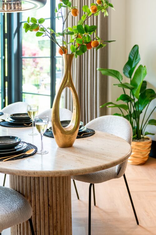 Ovale Eettafel La Cantera 240 x 110 cm - Travertin - Afbeelding 22