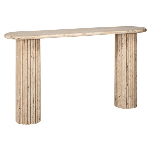 Ovale Sidetable La Cantera Travertin - 160 cm