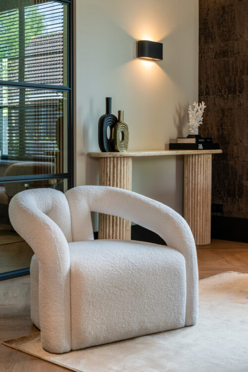 Ovale Sidetable La Cantera Travertin - 160 cm - Afbeelding 5