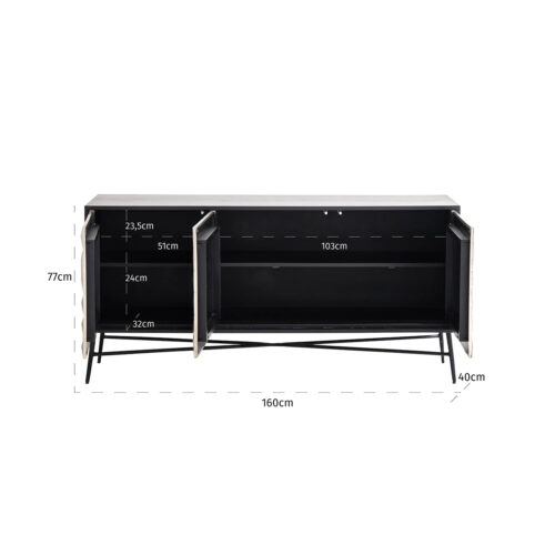 Dressoir Tetro Silver - Afbeelding 4