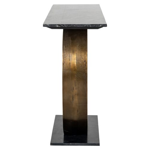 Sidetable Luna Marmer 140 cm - Goud - Afbeelding 2