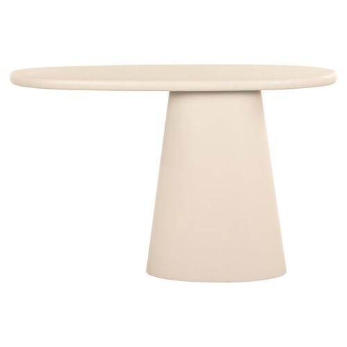 Organische sidetable Clayton 129 cm - Beige - Afbeelding 2