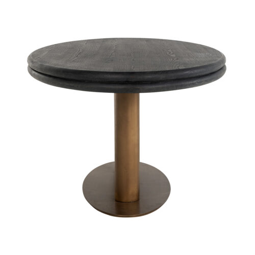 Ovale eettafel Macaron 235 x 110 cm - eikenhout met metalen onderstel - Afbeelding 2
