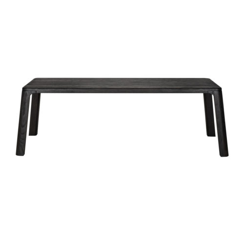 Eettafel Baccarat 230 x 100 cm - zwart - Afbeelding 4