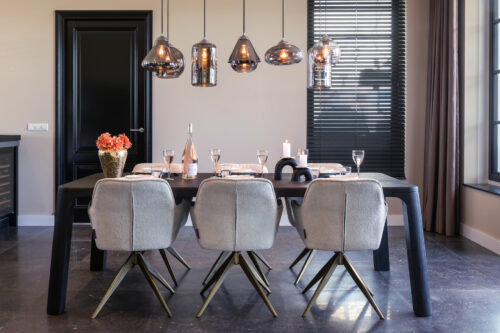 Eettafel Baccarat 230 x 100 cm - zwart - Afbeelding 10