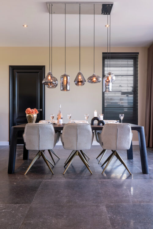 Eettafel Baccarat 230 x 100 cm - zwart - Afbeelding 11