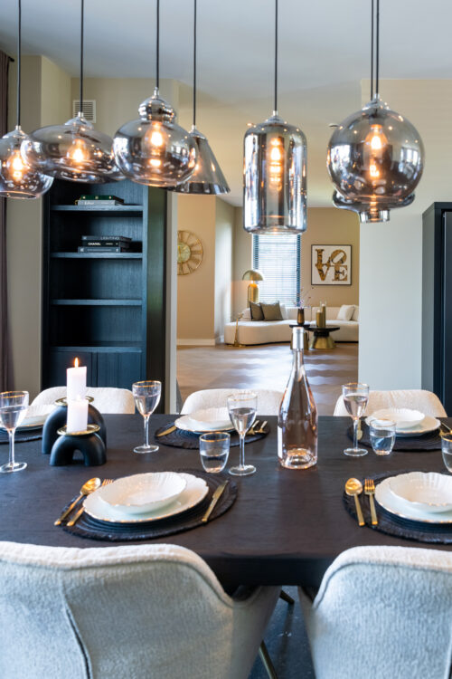 Eettafel Baccarat 230 x 100 cm - zwart - Afbeelding 7