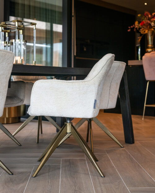 Eettafel Baccarat 230 x 100 cm - zwart - Afbeelding 15