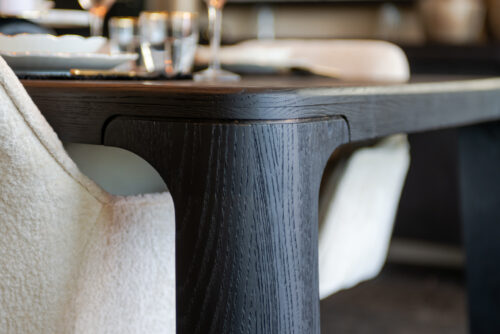 Eettafel Baccarat 230 x 100 cm - zwart - Afbeelding 21