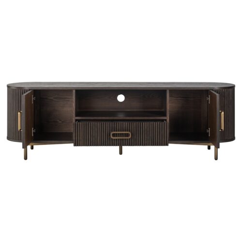TV-dressoir Luxor 2-deuren 1-lade (Brown) - Afbeelding 5
