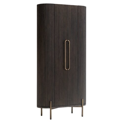 Opbergkast Luxor Eiken 190 x 90cm kleur donkerbruin