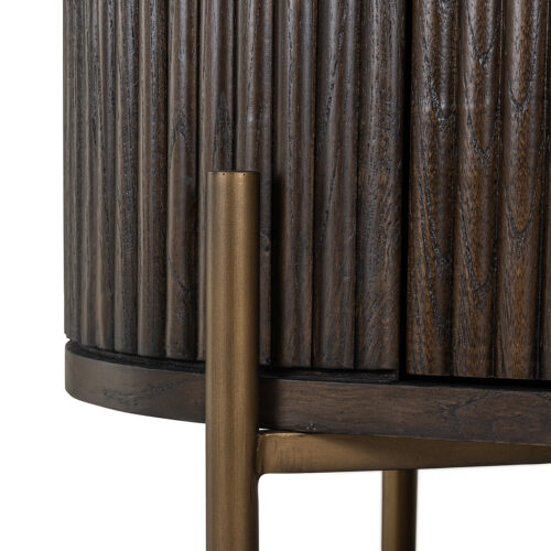 Opbergkast Luxor Eiken 190 x 90cm kleur donkerbruin - Afbeelding 8