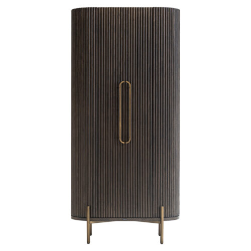 Opbergkast Luxor Eiken 190 x 90cm kleur donkerbruin - Afbeelding 3