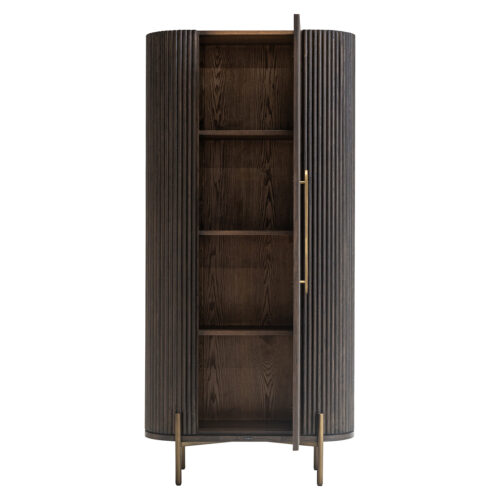 Opbergkast Luxor Eiken 190 x 90cm kleur donkerbruin - Afbeelding 5