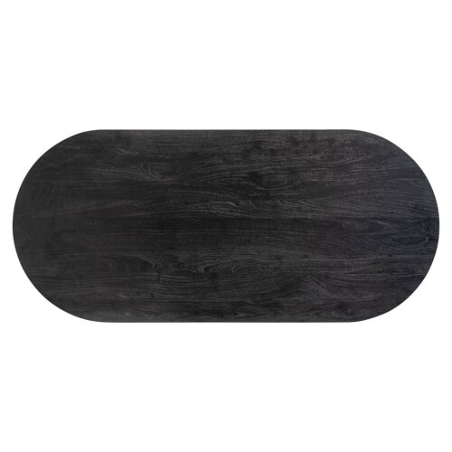 Ovale Eettafel Revelin 200 x 90 cm - Mangohout - Afbeelding 4