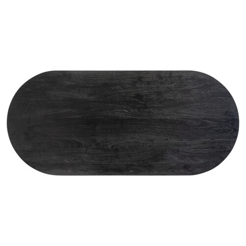 Ovale Eettafel Revelin 235 x 90 cm - Mangohout - Afbeelding 4