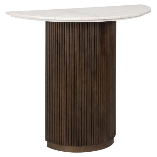 Sidetable Mayfield Marmer en Mangohout - 90 cm