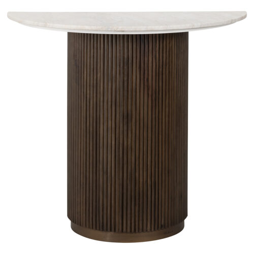 Sidetable Mayfield Marmer en Mangohout - 90 cm - Afbeelding 2
