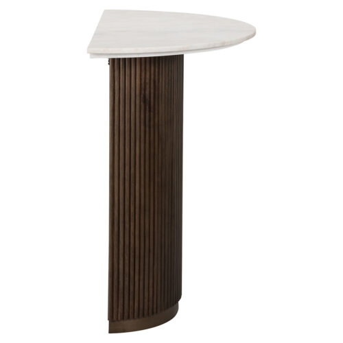 Sidetable Mayfield Marmer en Mangohout - 90 cm - Afbeelding 3