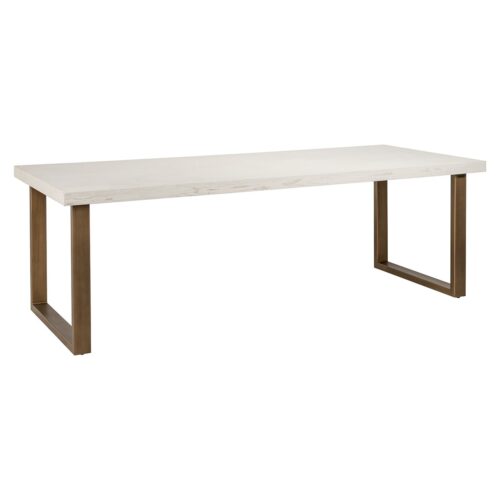 Eettafel Whitebone Visgraat 235 x 100 cm - Verona Grey