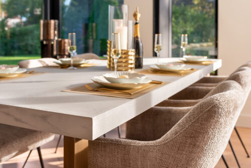 Eettafel Whitebone Visgraat 235 x 100 cm - Verona Grey - Afbeelding 7