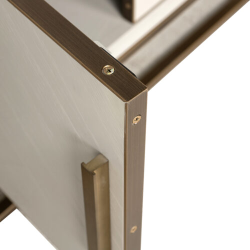 TV-meubel Whitebone brass 4-deuren 200 (Verona Grey) - Afbeelding 10