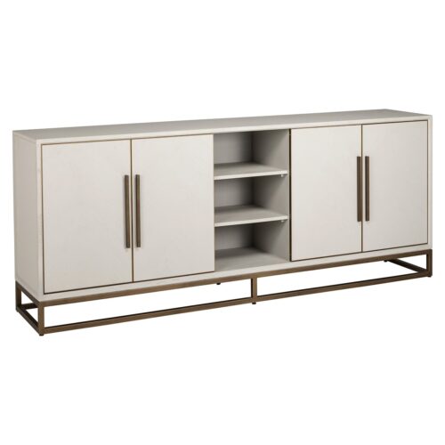 Dressoir Witbone brass 4-deuren (Verona Grijs)