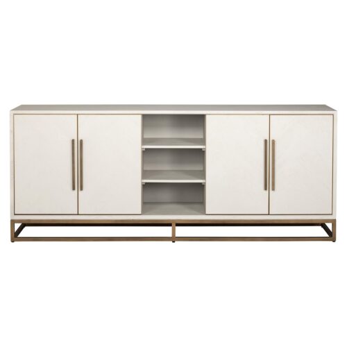 Dressoir Witbone brass 4-deuren (Verona Grijs) - Afbeelding 3
