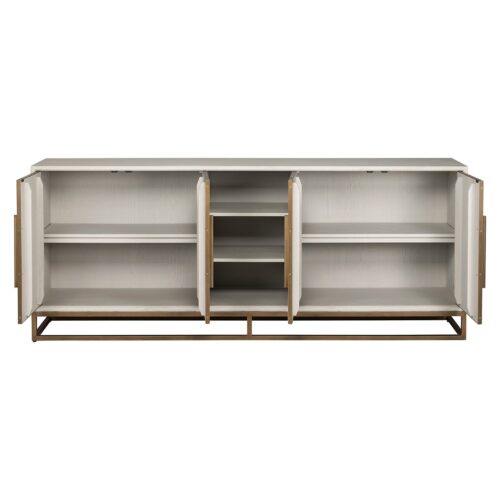 Dressoir Witbone brass 4-deuren (Verona Grijs) - Afbeelding 5