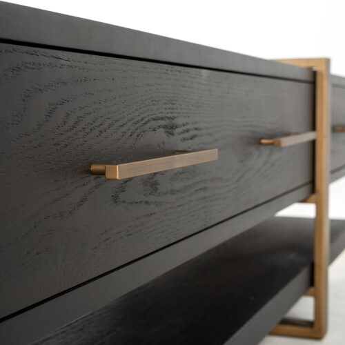 TV-dressoir Cambon 3-laden (Dark coffee) - Afbeelding 8