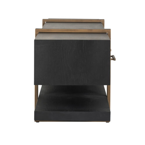TV-dressoir Cambon 3-laden (Dark coffee) - Afbeelding 2