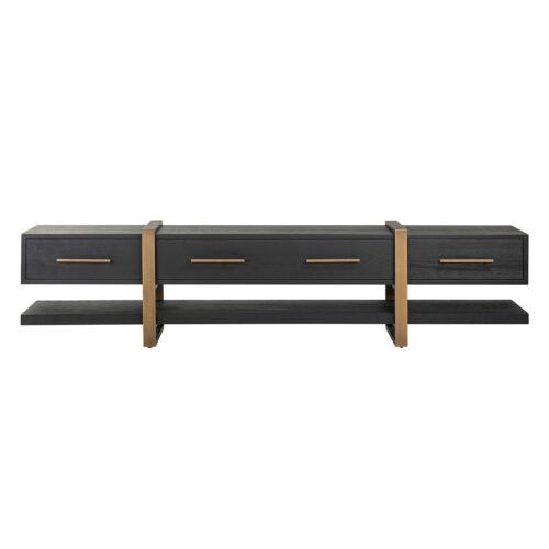 TV-dressoir Cambon 3-laden (Dark coffee) - Afbeelding 3