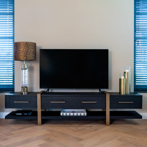 TV-dressoir Cambon 3-laden (Dark coffee) - Afbeelding 9