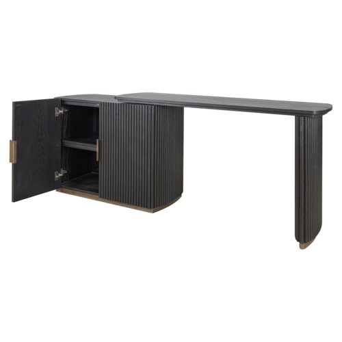 Bureau Cambon Eiken - 134 x 45 cm - Afbeelding 8