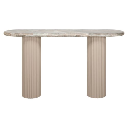 Ovale Sidetable Coronel Marmer - 120 cm - Afbeelding 3