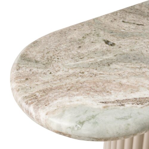 Ovale Sidetable Coronel Marmer - 120 cm - Afbeelding 6