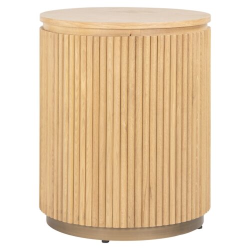 Ronde Bijzettafel Belfort Eiken Ø50 cm - Naturel