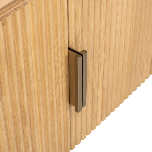 TV-meubel Belfort 4-deurs (Natural oak) - Afbeelding 9
