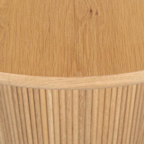 Ovale Eettafel Belfort Eiken 240 x 10 cm - Naturel - Afbeelding 8