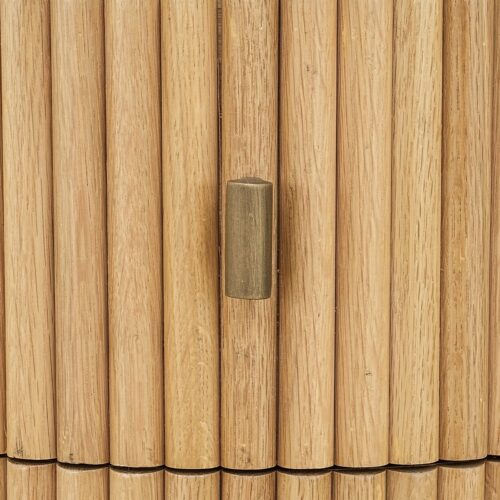 Organische Bureau Belfort Eiken - 130 x 70 cm - Afbeelding 8