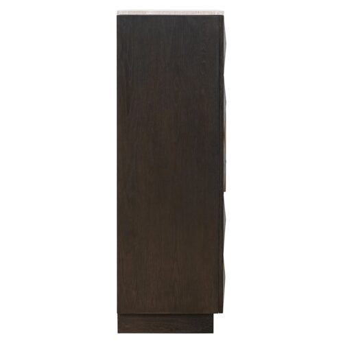 Opbergkast Claremont Eiken en travertin 139 x 95cm - Afbeelding 2