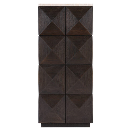Zuil Claremont Eiken en travertin 90cm hoog - Afbeelding 3