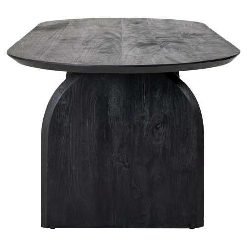 Ovale Eettafel Hudson 200 x 100 cm - Mangohout - Afbeelding 2