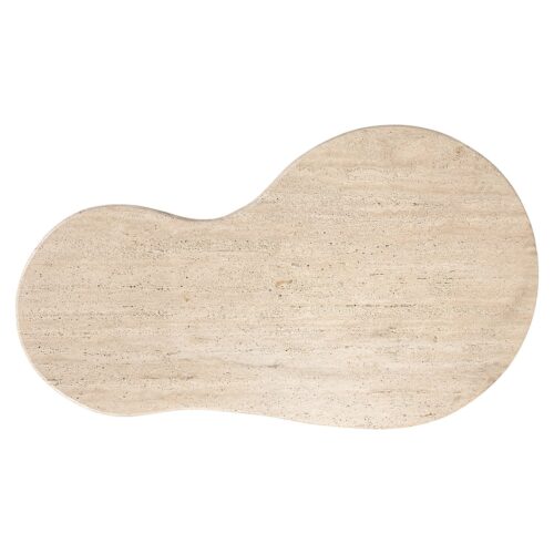 Organische Salontafel Douglas Travertin - 120 x 70 cm - Afbeelding 3