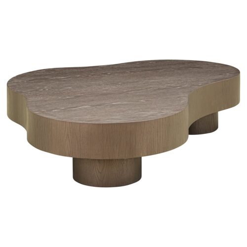 Organische Salontafel Bogor  Set van 2 stuks - Bruin - Afbeelding 4