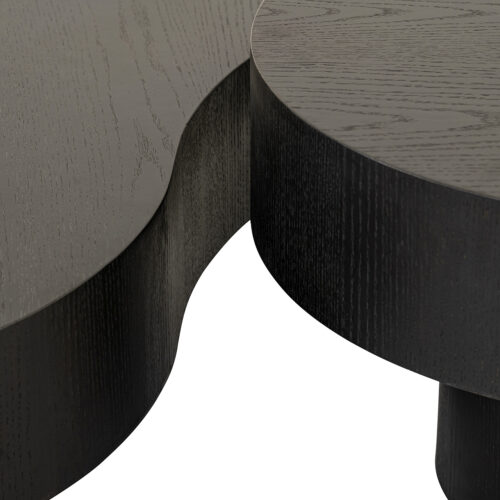 Organische Salontafel Bogor  Set van 2 stuks - Zwart - Afbeelding 6